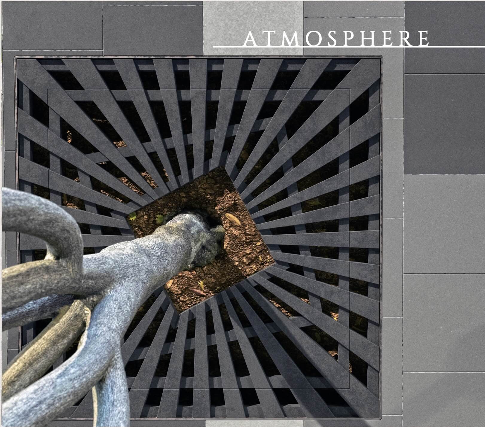 Приствольная решетка для дерева ZKING ATMOSPHERE 1.2х1.2м Черная в Салехарде фото