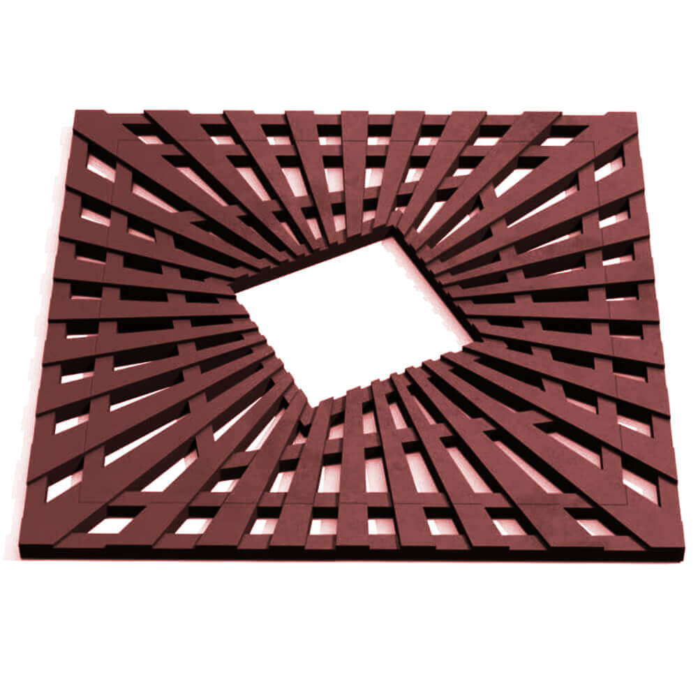 Приствольная решетка для дерева ZKING ATMOSPHERE 1.2х1.2м Коричневая Салехард фото