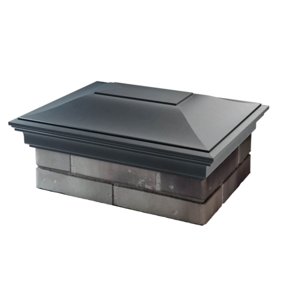 Колпак Zking Монблан Серый на столб 2х1.5 кирпича (515х385мм) в Салехарде фото