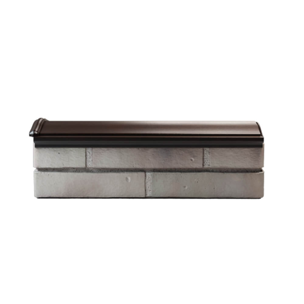 Парапет Zking Монблан Коричневый посадка на 0.5 кирпича (130мм) в Салехарде фото