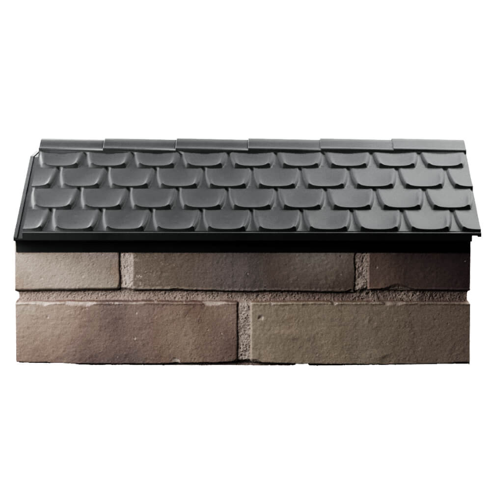 Парапет Zking Эльбрус Серый с посадкой на 1 кирпич (255мм) в Салехарде фото