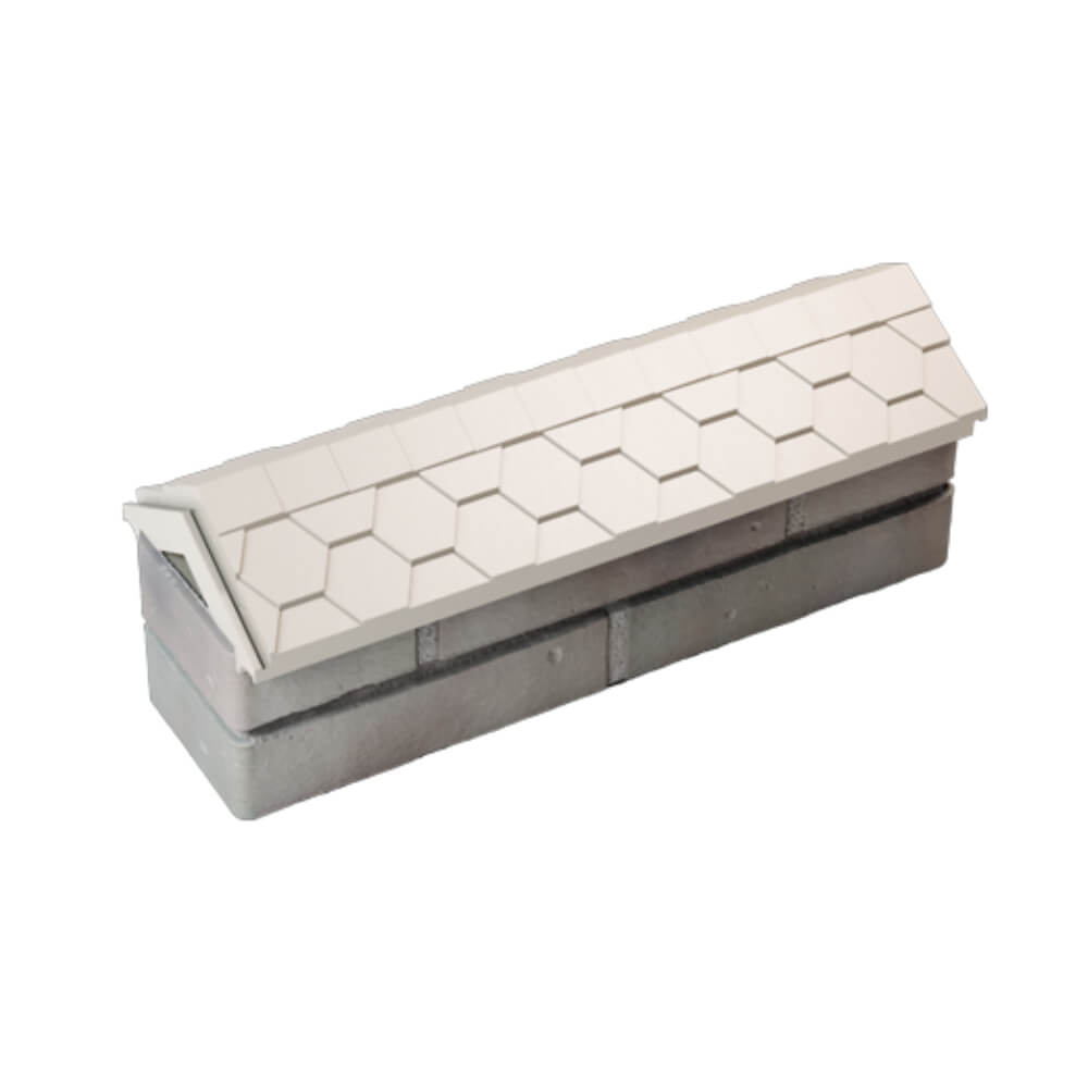 Парапет Zking Эверест Бежевый с посадкой на 0.5 кирпича (130мм) в Салехарде фото