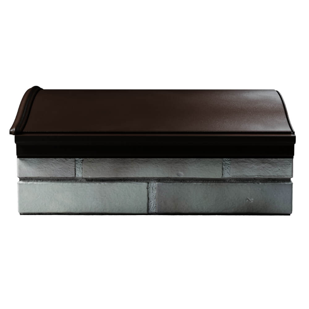 Парапет Zking Монблан Коричневый посадка на 1.5 кирпича (355/385мм) в Салехарде фото