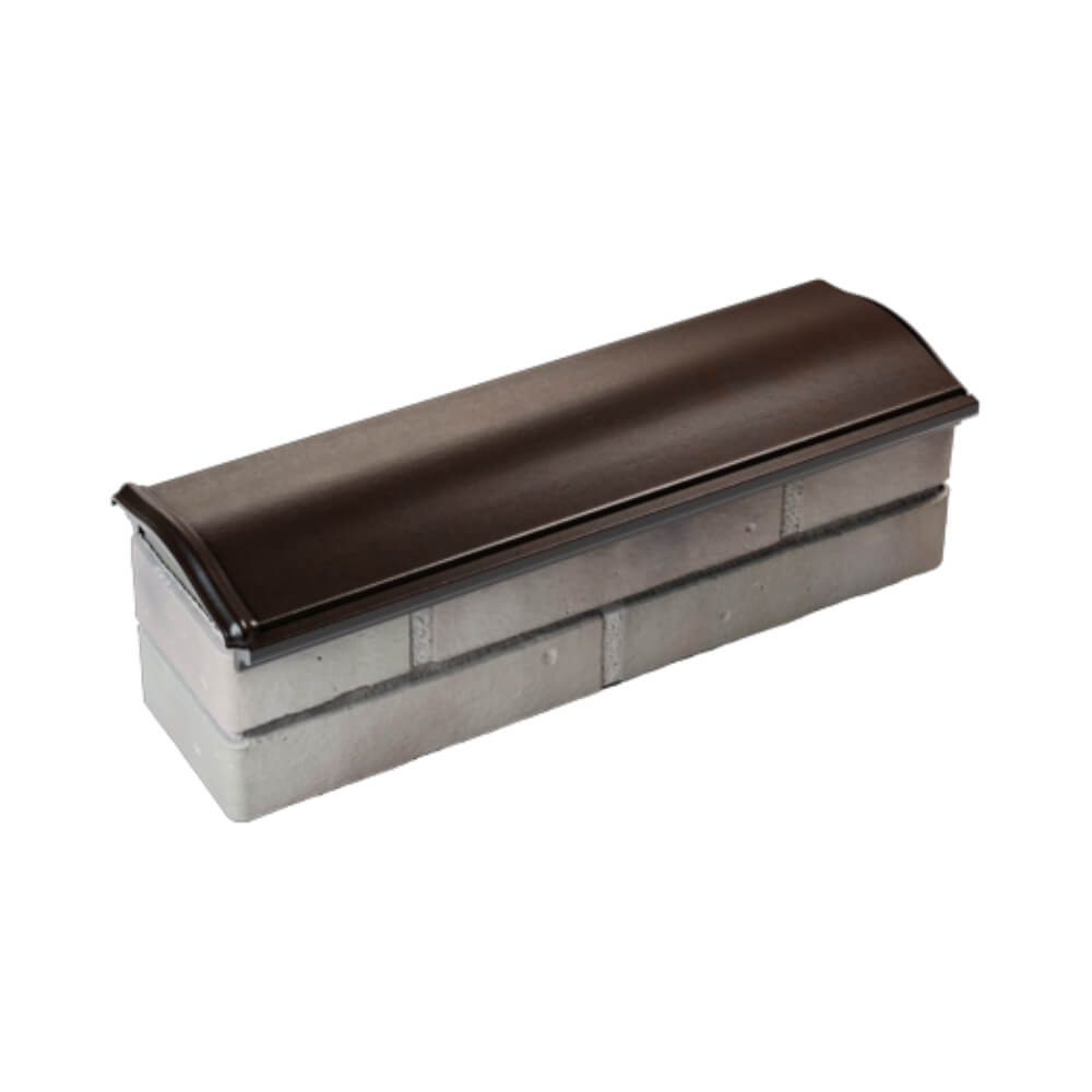 Парапет Zking Монблан Коричневый посадка на 0.5 кирпича (130мм) в Салехарде фото