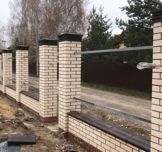 Колпак Zking Бона ХайТек Коричневый на столб 1.5х1.5 кирпича (385х385мм) в Салехарде фото