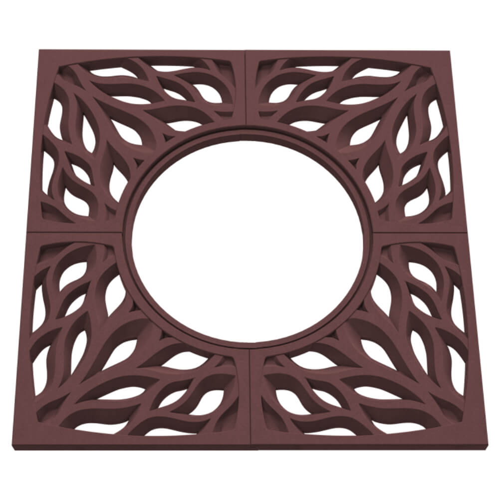 Приствольная решетка для дерева ZKING CRUST 1.2х1.2м Коричневая в Салехарде фото