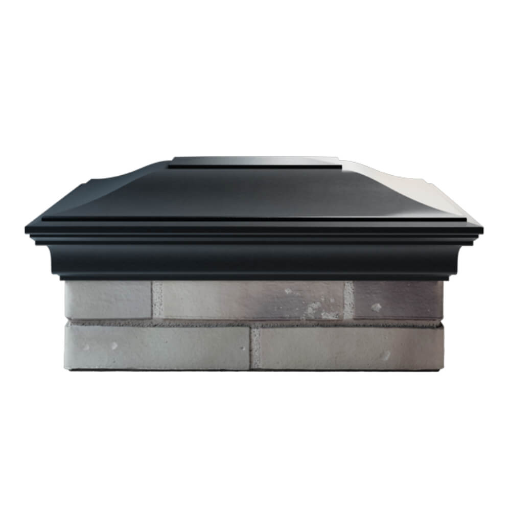 Колпак Zking Монблан Черный на столб 2х1.5 кирпича (515х385мм) в Салехарде фото