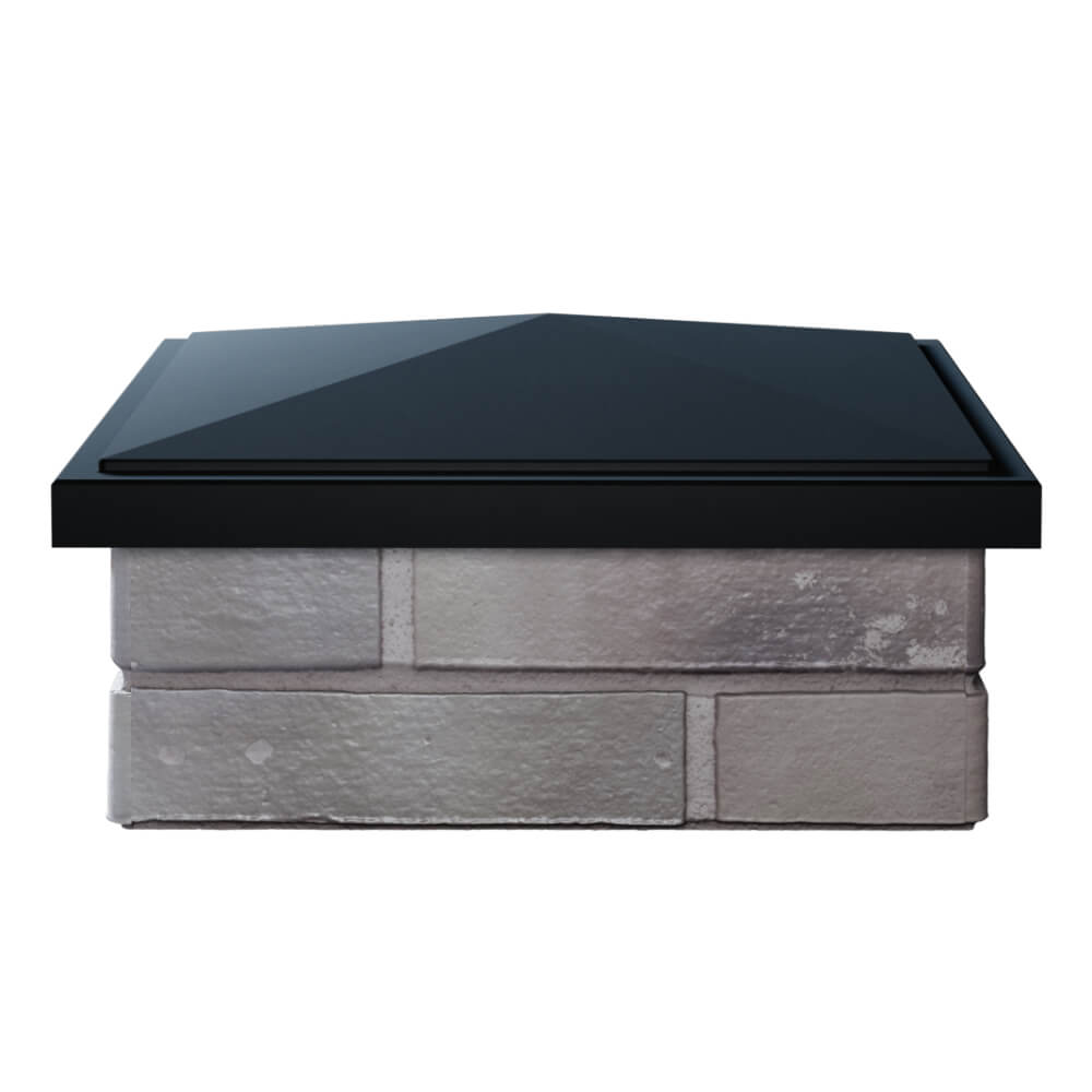 Колпак Zking БонаМоно Черный на столб 1.5х1.5 кирпича (385х385, 400х400мм) Салехард фото