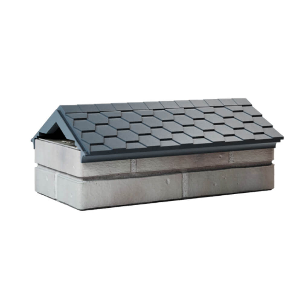 Парапет Zking Эверест Серый с посадкой на 1 кирпич (200/225/255мм) Салехард фото