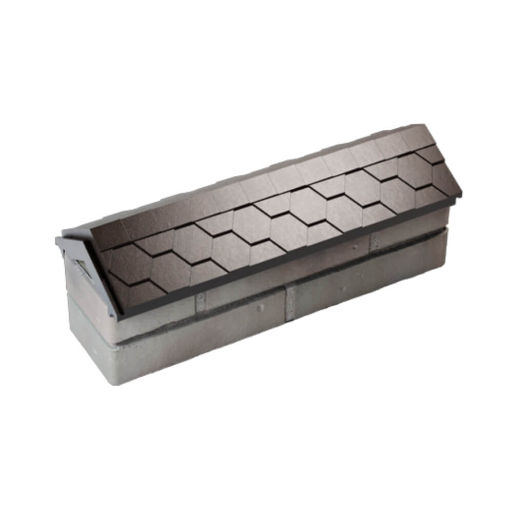 Парапет Zking Эверест Коричневый с посадкой на 0.5 кирпича (130мм) в Салехарде фото