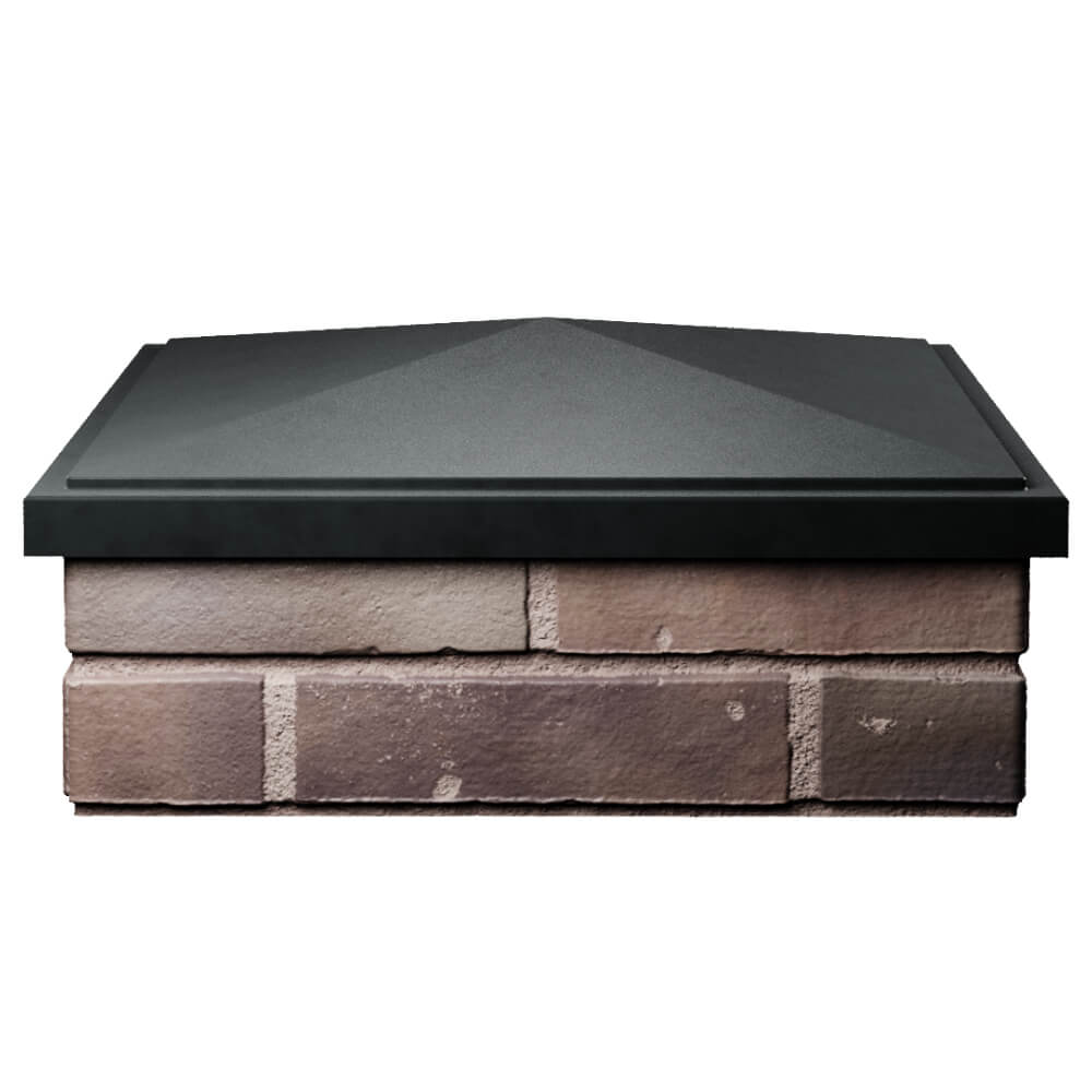 Колпак Zking БонаМоно Черный на столб 2х2 кирпича (515х515, 530х530мм) Салехард фото