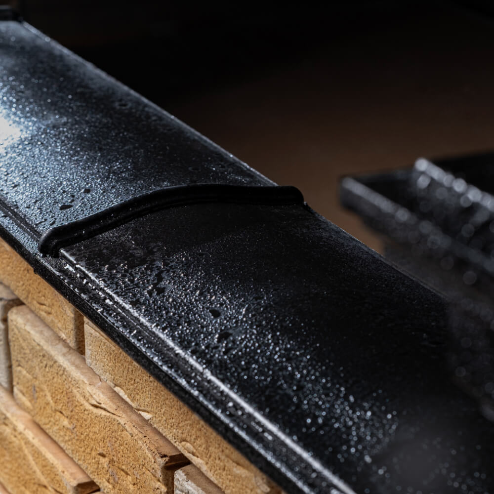 Парапет Zking Монблан Черный посадка на 0.5 кирпича (130мм) в Салехарде фото