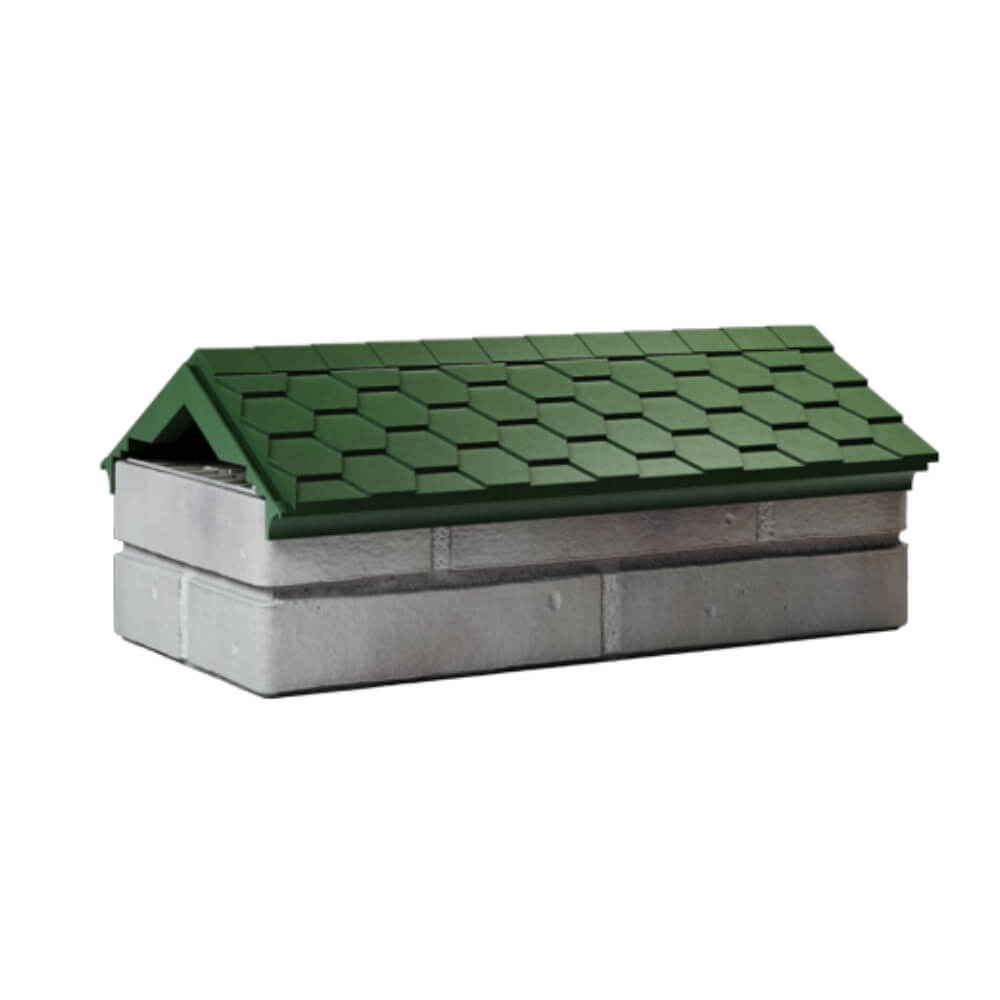 Парапет Zking Эверест Зеленый с посадкой на 1 кирпич (200/225/255мм) Салехард фото