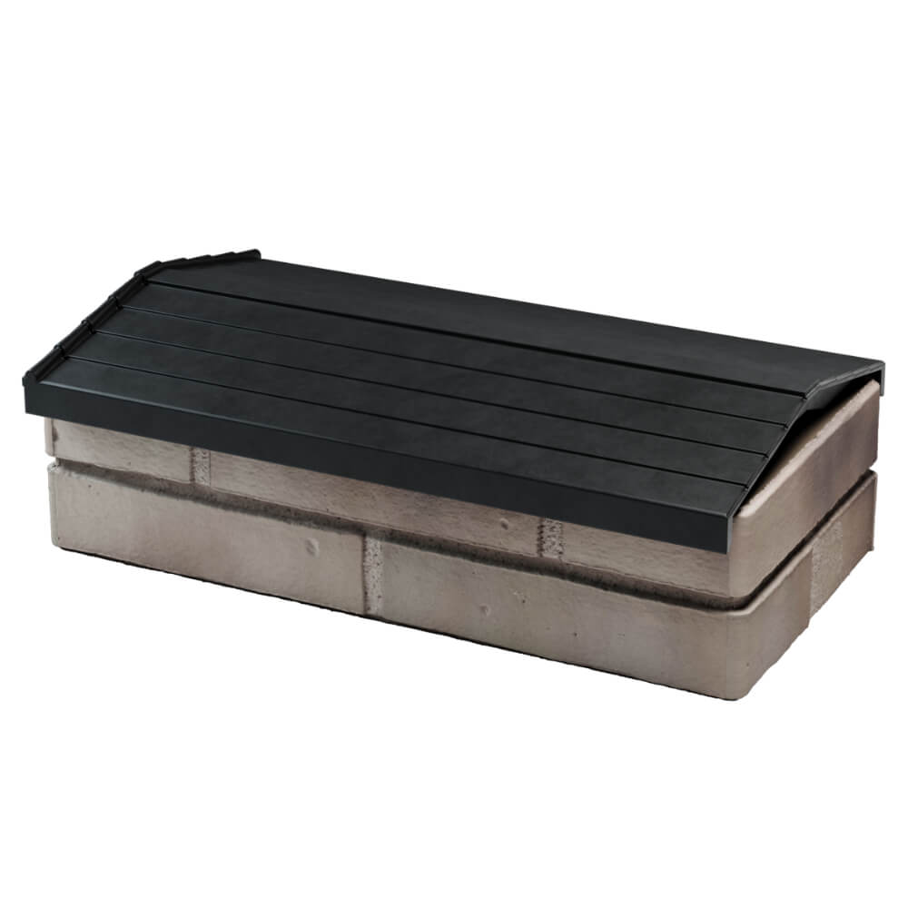 Парапет Zking Бона ХайТек Черный с посадкой на 1 кирпич (200/225/255мм) в Салехарде фото