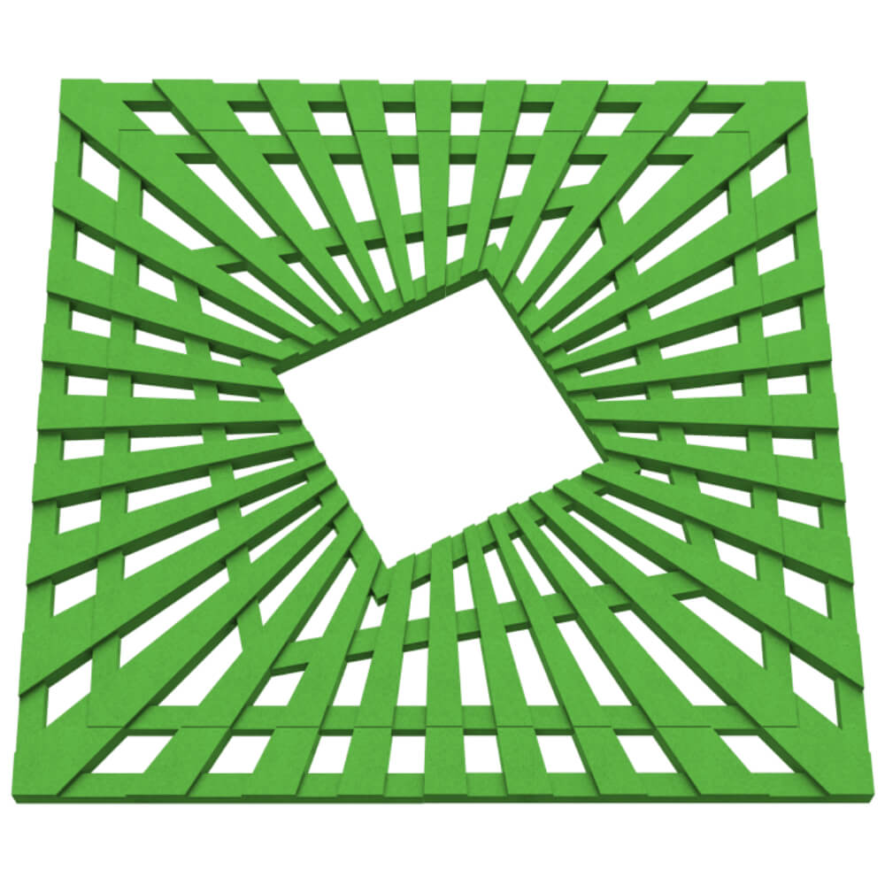 Приствольная решетка для дерева ZKING ATMOSPHERE 1.2х1.2м Зеленая в Салехарде фото