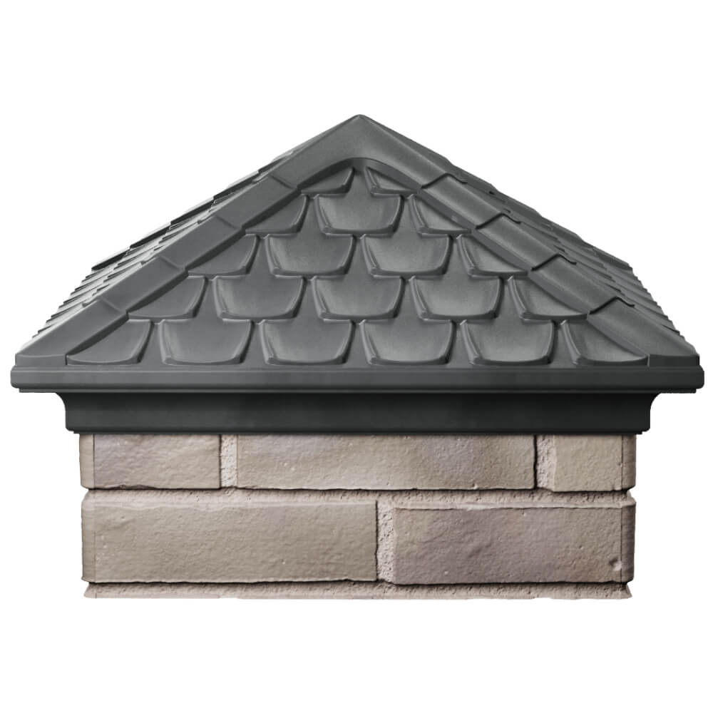 Колпак Zking Эльбрус Серый на столб 1.5х1.5 кирпича (385х385мм) Салехард фото