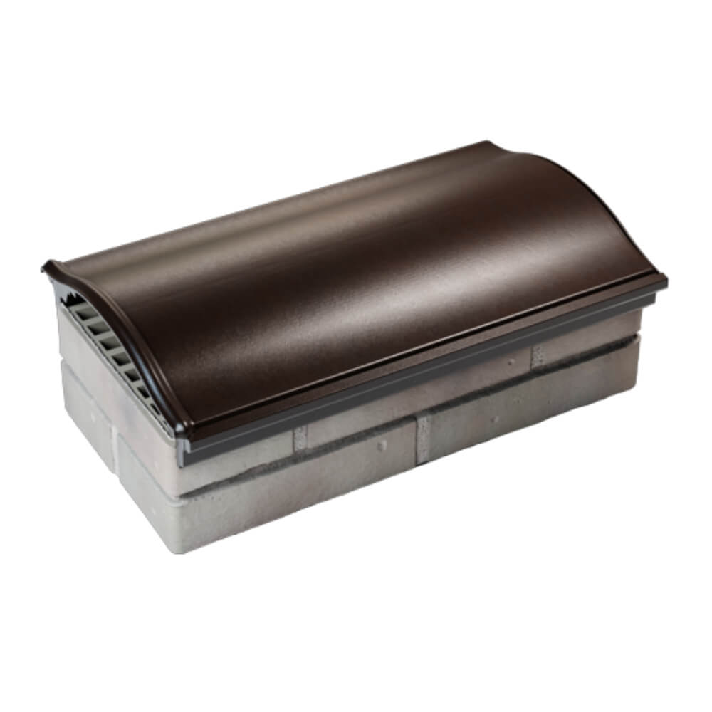 Парапет Zking Монблан Коричневый посадка на 1 кирпич (200/225/255мм) в Салехарде фото