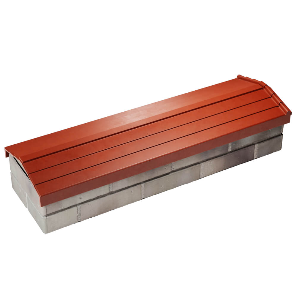 Парапет Zking Бона ХайТек Красный посадка на 0.5 кирпича (130мм) в Салехарде фото