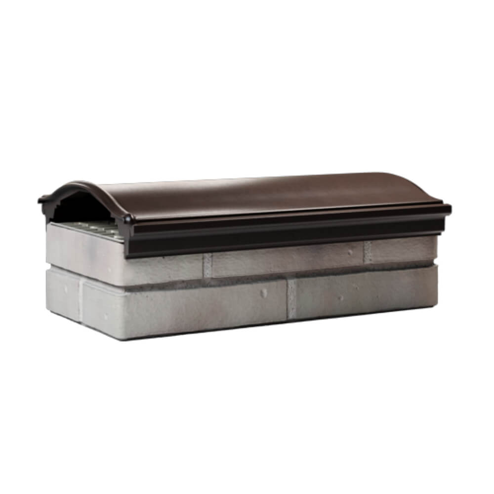 Парапет Zking Монблан Коричневый посадка на 1 кирпич (200/225/255мм) Салехард фото