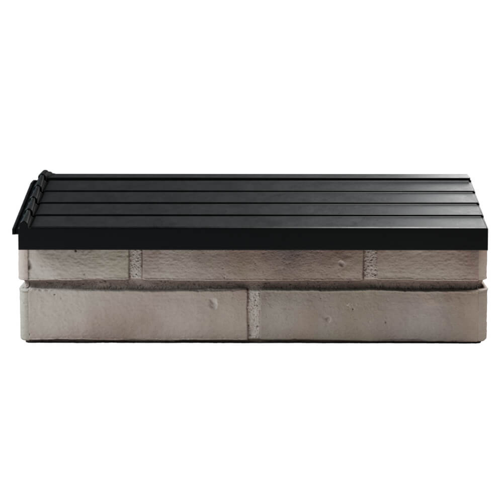 Парапет Zking Бона ХайТек Черный с посадкой на 1 кирпич (200/225/255мм) в Салехарде фото