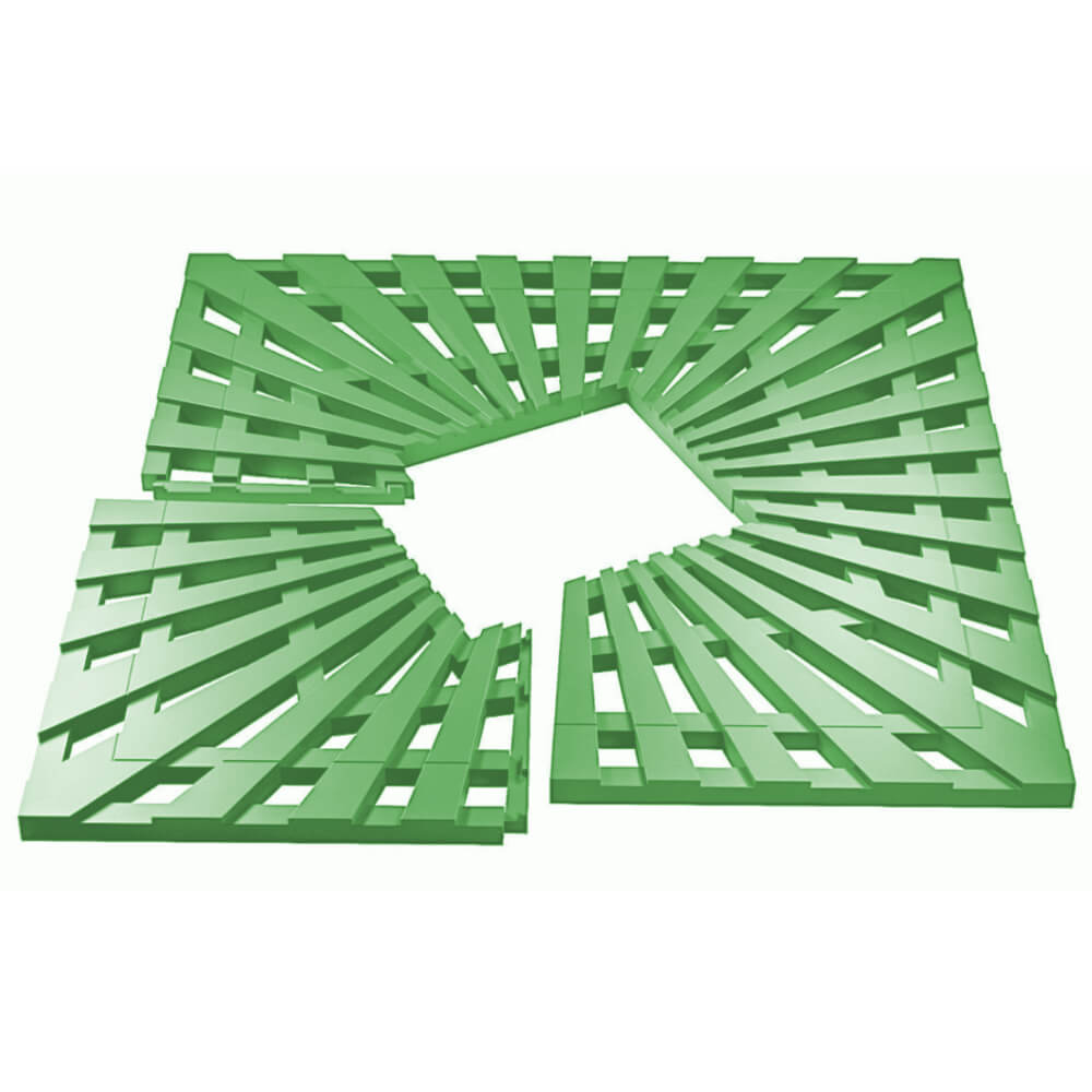 Приствольная решетка для дерева ZKING ATMOSPHERE 1.2х1.2м Зеленая в Салехарде фото