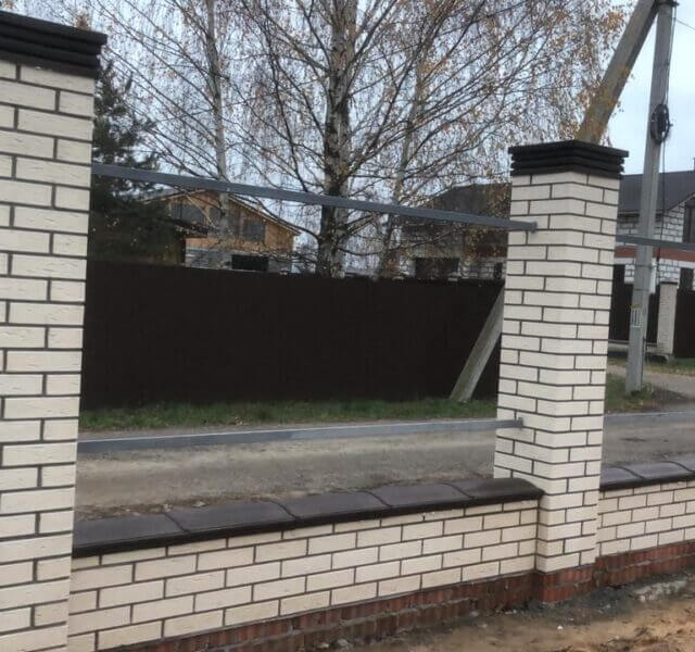 Колпак Zking Бона ХайТек Коричневый на столб 1.5х1.5 кирпича (385х385мм) в Салехарде фото