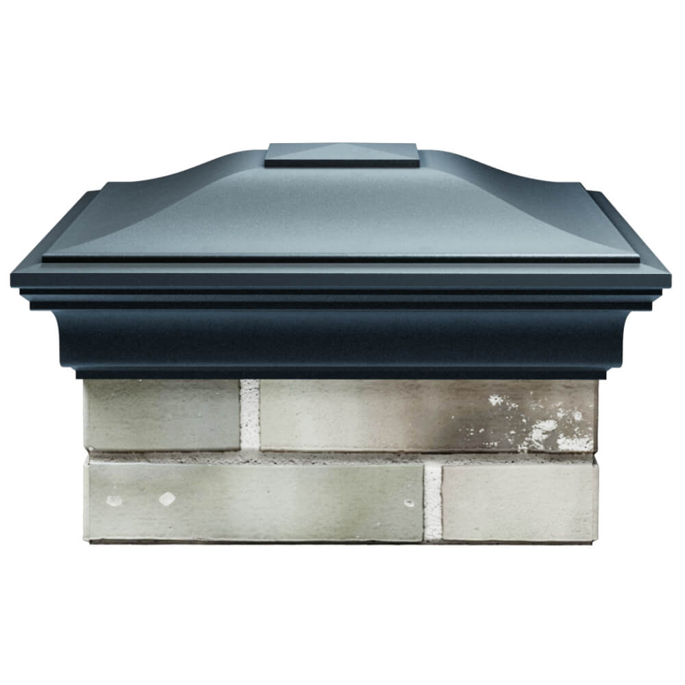 Колпак Zking Монблан Серый на столб 1.5х1.5 кирпича (385х385мм) Салехард фото