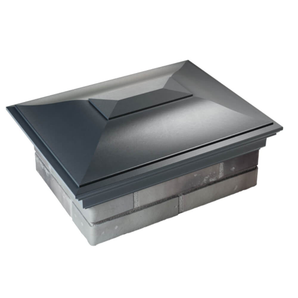 Колпак Zking Монблан Серый на столб 2х1.5 кирпича (515х385мм) Салехард фото