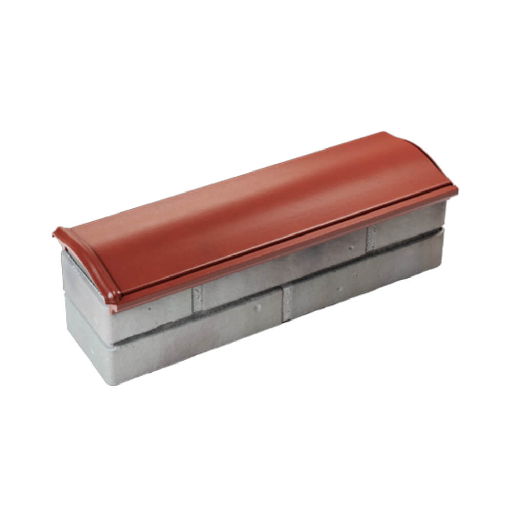 Парапет Zking Монблан Красный посадка на 0.5 кирпича (130мм) в Салехарде фото