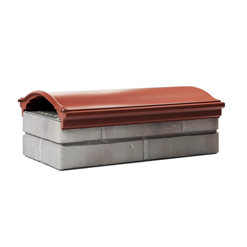 Парапет Zking Монблан Красный посадка на 1 кирпич (200/225/255мм) Салехард фото