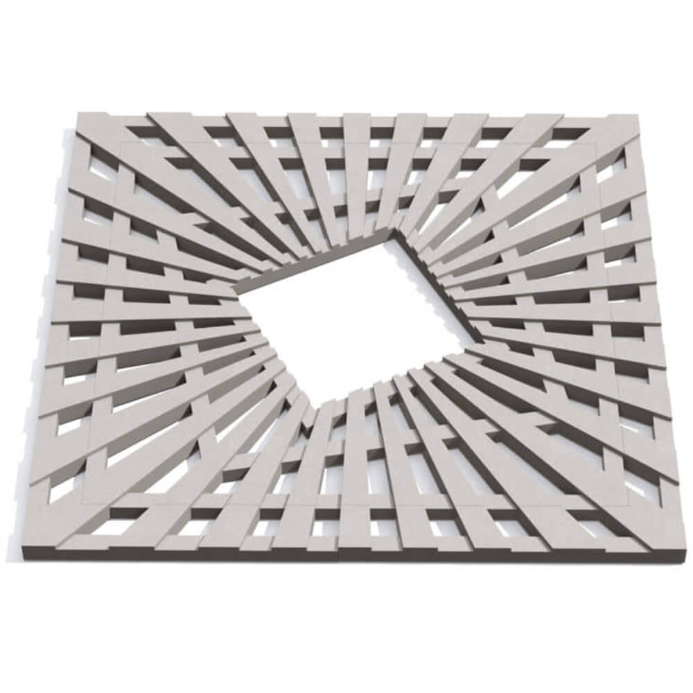 Приствольная решетка для дерева ZKING ATMOSPHERE 1.2х1.2м Бежевая Салехард фото