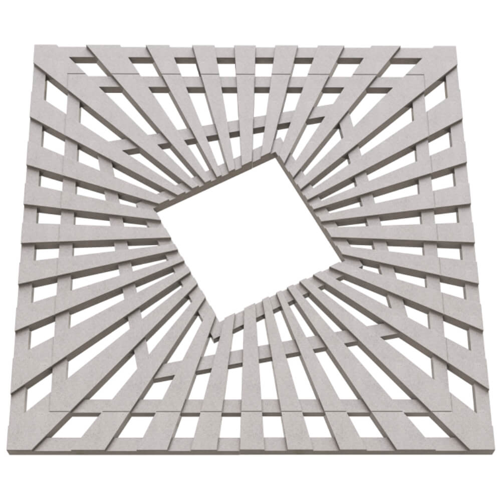 Приствольная решетка для дерева ZKING ATMOSPHERE 1.2х1.2м Бежевая в Салехарде фото