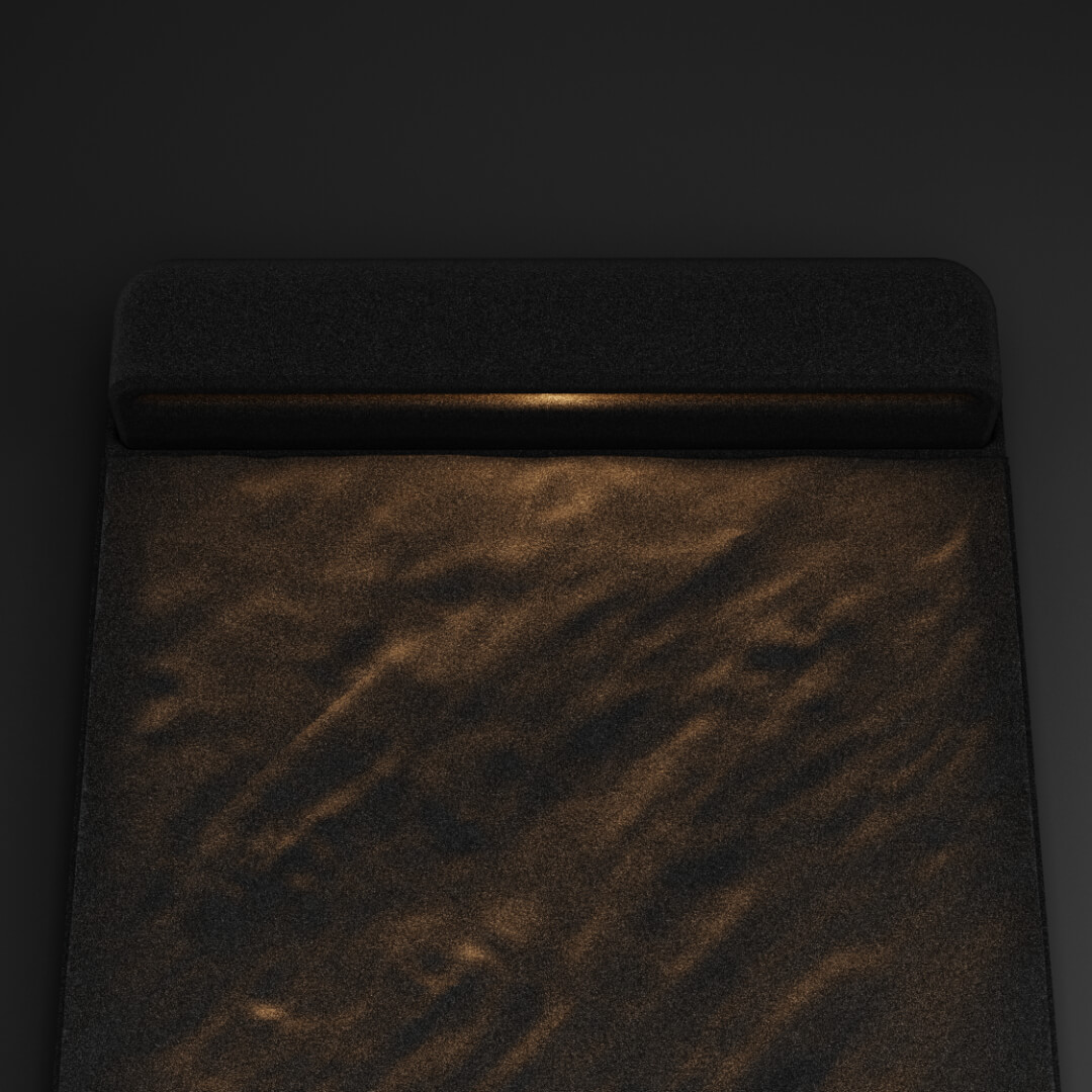 LED Светильник для шаговой плиты STONE Черный Сланец 330х75х98мм в Салехарде фото