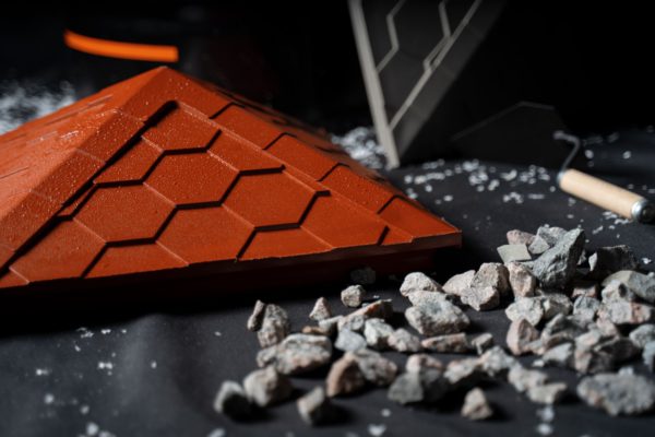 Колпак Zking Эверест Красный на столб 1.5х1.5 кирпича (390х390мм) в Салехарде фото