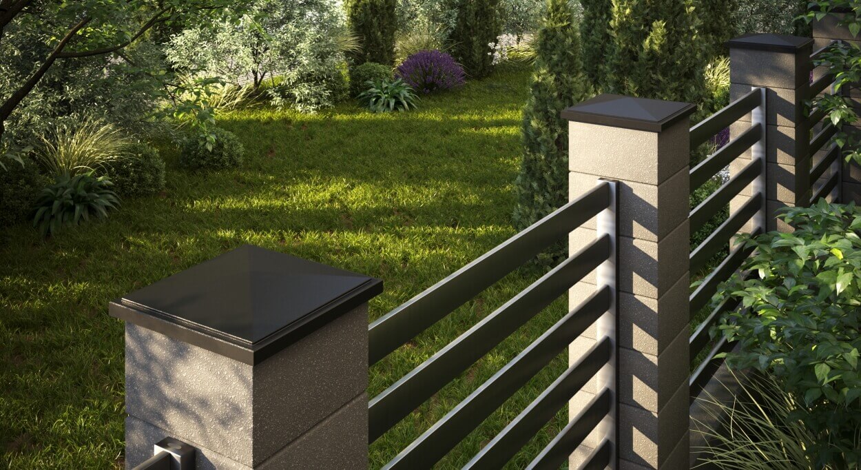 Колпак Zking БонаМоно Коричневый на столб 1.5х1.5 кирпича (385х385, 400х400мм) в Салехарде фото