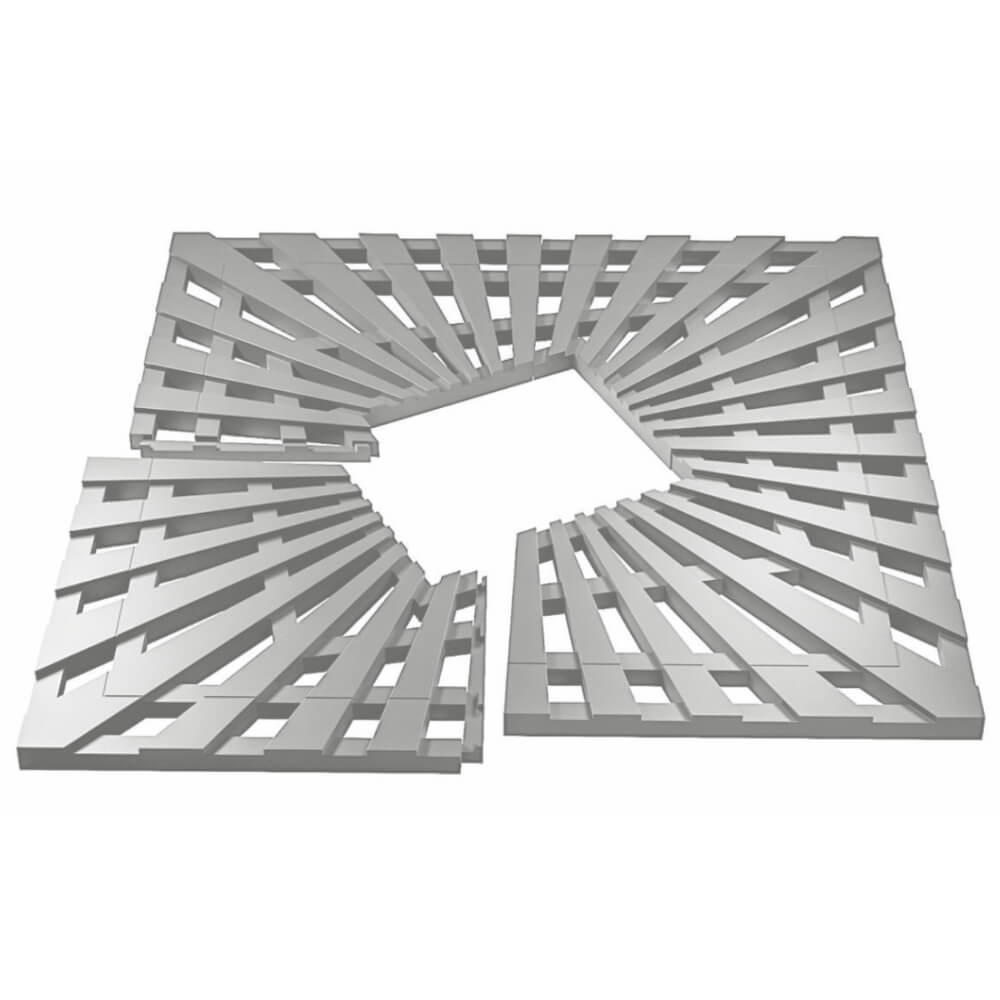 Приствольная решетка для дерева ZKING ATMOSPHERE 1.2х1.2м Бежевая в Салехарде фото