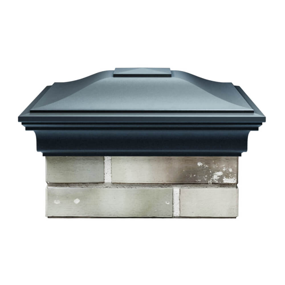 Колпак Zking Монблан Серый на столб 1.5х1.5 еврокирпича 0.7НФ (355х355мм) Салехард фото