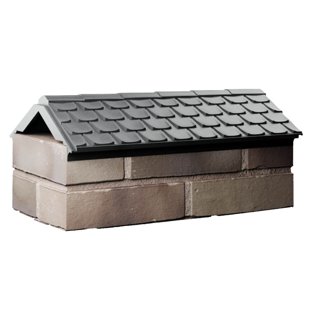 Парапет Zking Эльбрус Серый с посадкой на 1 кирпич (255мм) Салехард фото