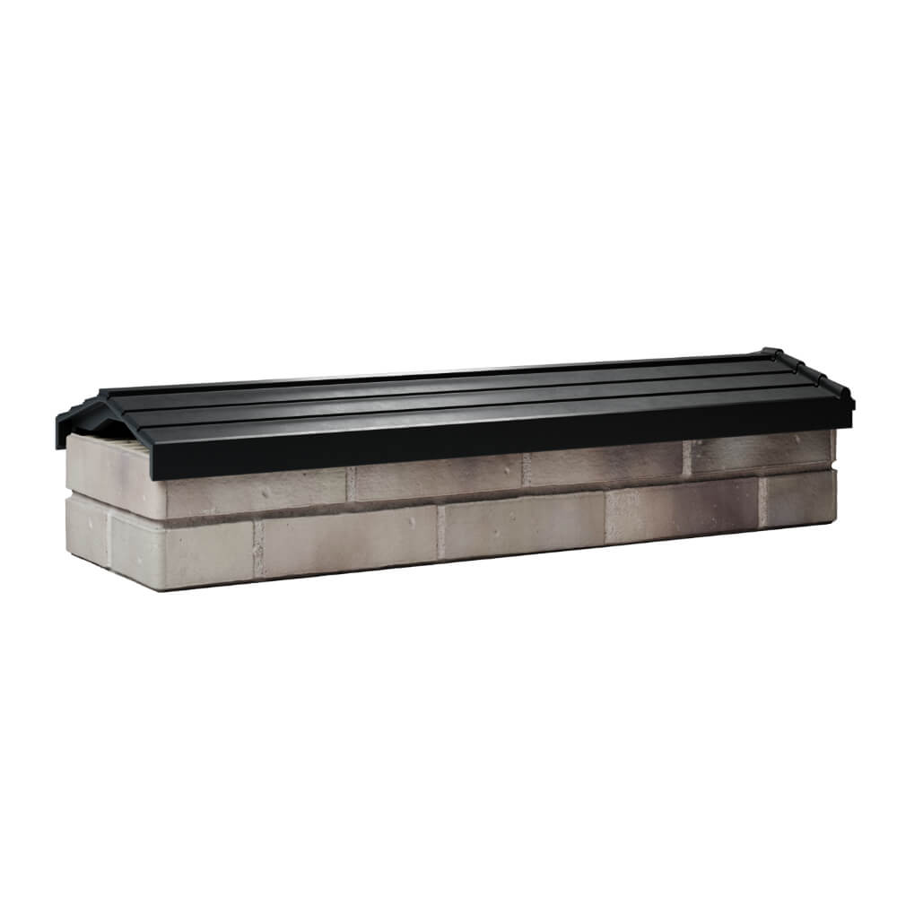 Парапет Zking Бона ХайТек Черный посадка на 0.5 кирпича (130мм) Салехард фото