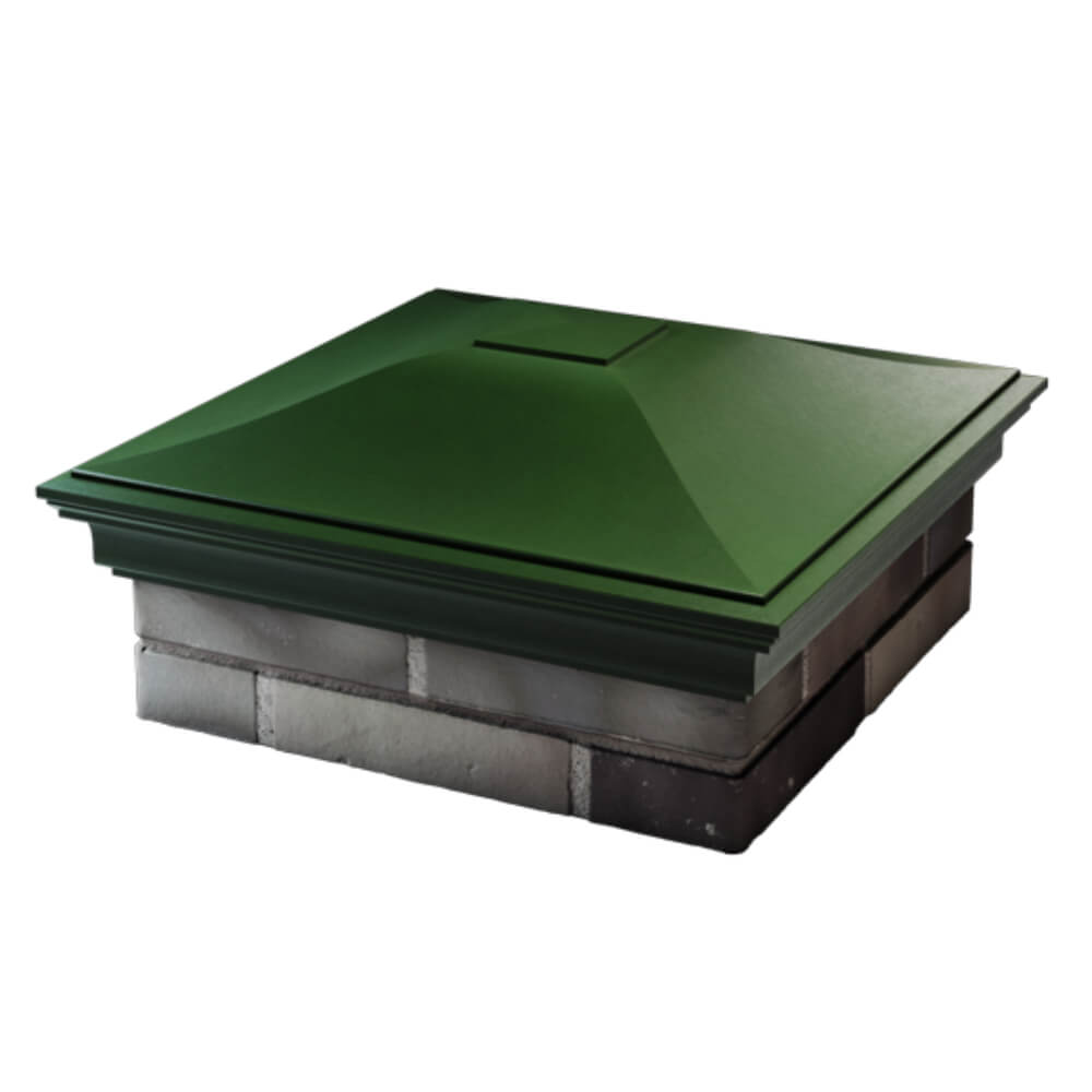 Колпак Zking Монблан Зеленый на столб 2х2 кирпича (515х515мм) в Салехарде фото