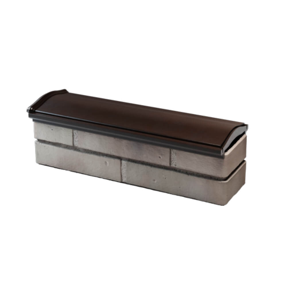 Парапет Zking Монблан Коричневый посадка на 0.5 кирпича (130мм) в Салехарде фото