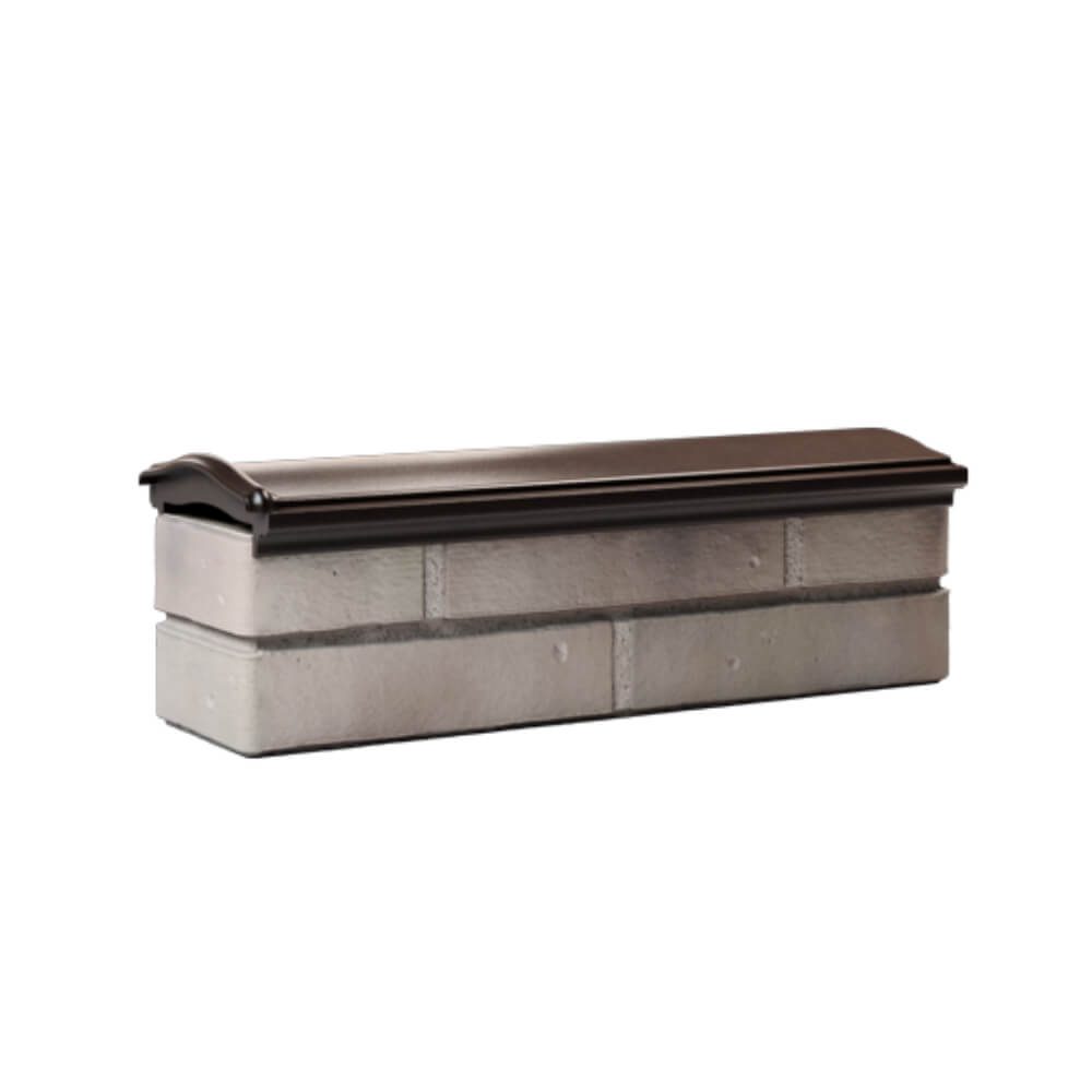 Парапет Zking Монблан Коричневый посадка на 0.5 кирпича (130мм) Салехард фото