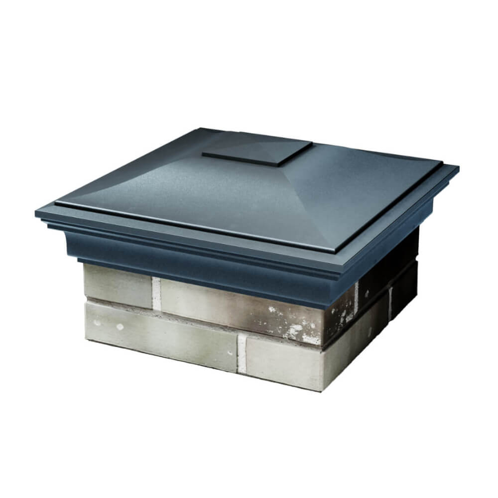 Колпак Zking Монблан Серый на столб 1.5х1.5 еврокирпича 0.7НФ (355х355мм) в Салехарде фото