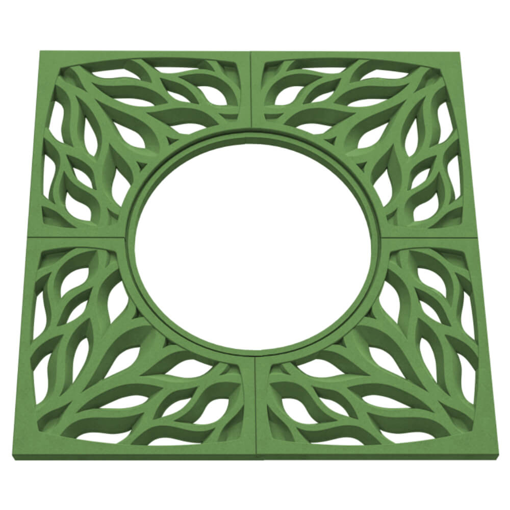 Приствольная решетка для дерева ZKING CRUST 1.2х1.2м Зеленая в Салехарде фото