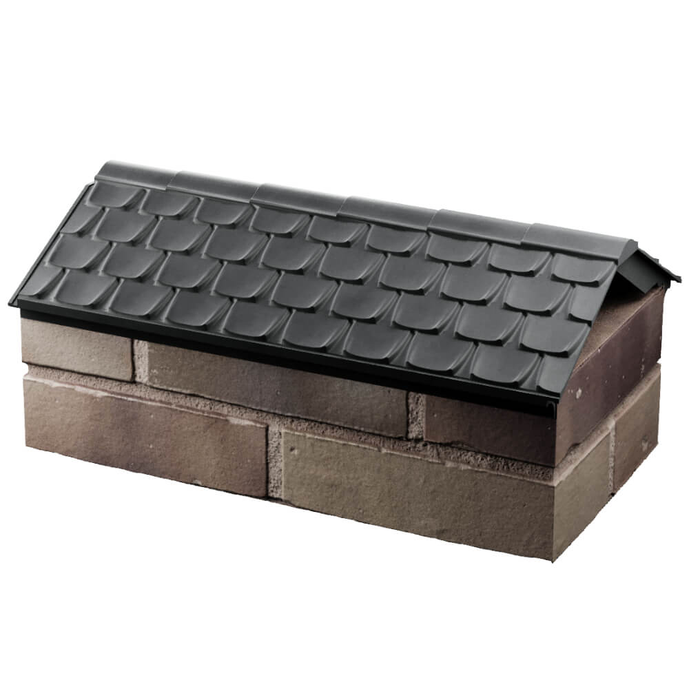 Парапет Zking Эльбрус Серый с посадкой на 1 кирпич (255мм) в Салехарде фото