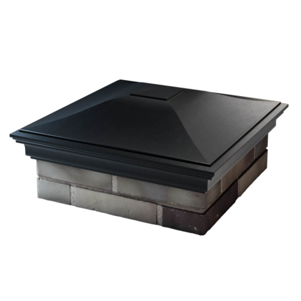 Колпак Zking Монблан Черный на столб 2х2 кирпича (515х515мм) в Салехарде фото