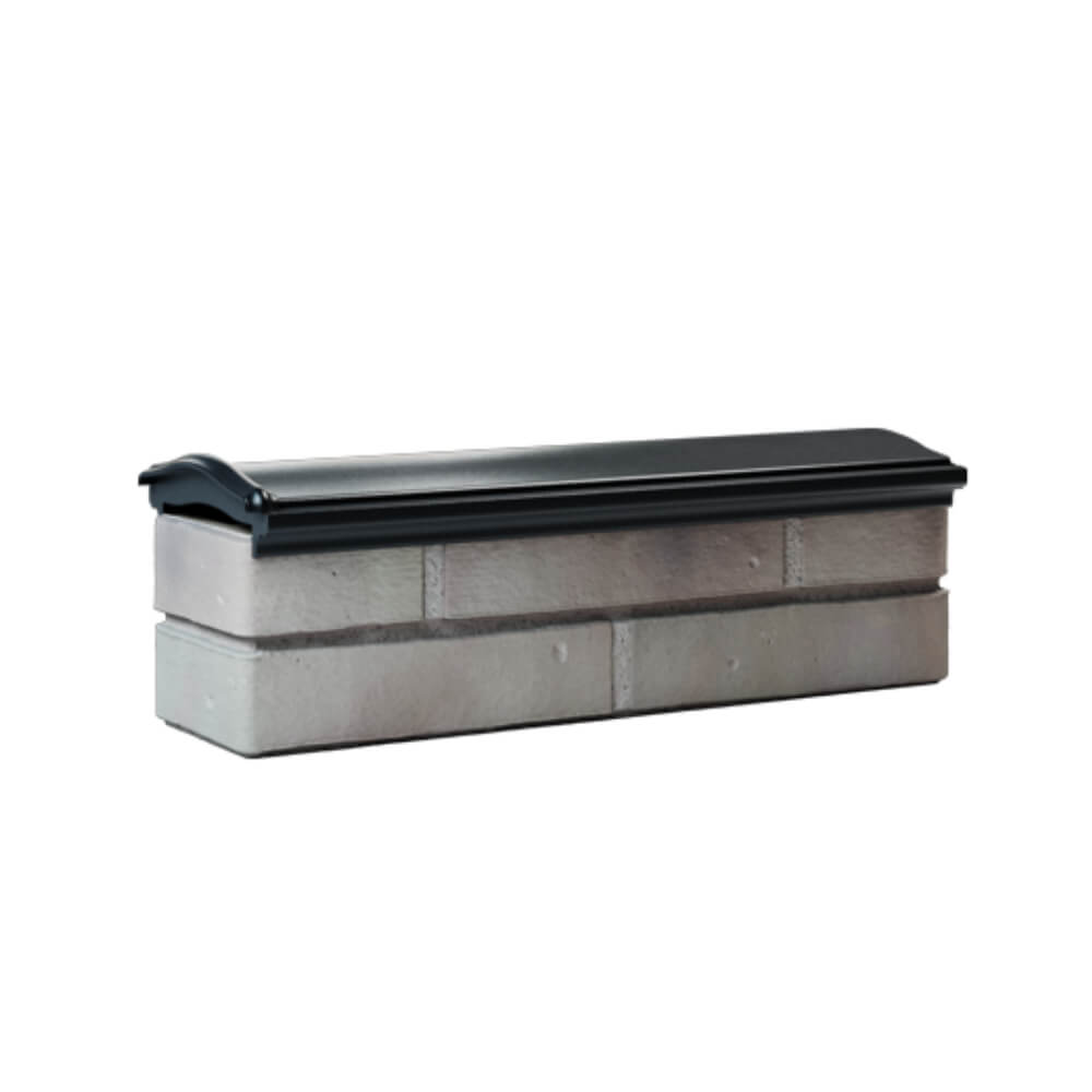 Парапет Zking Монблан Черный посадка на 0.5 кирпича (130мм) Салехард фото