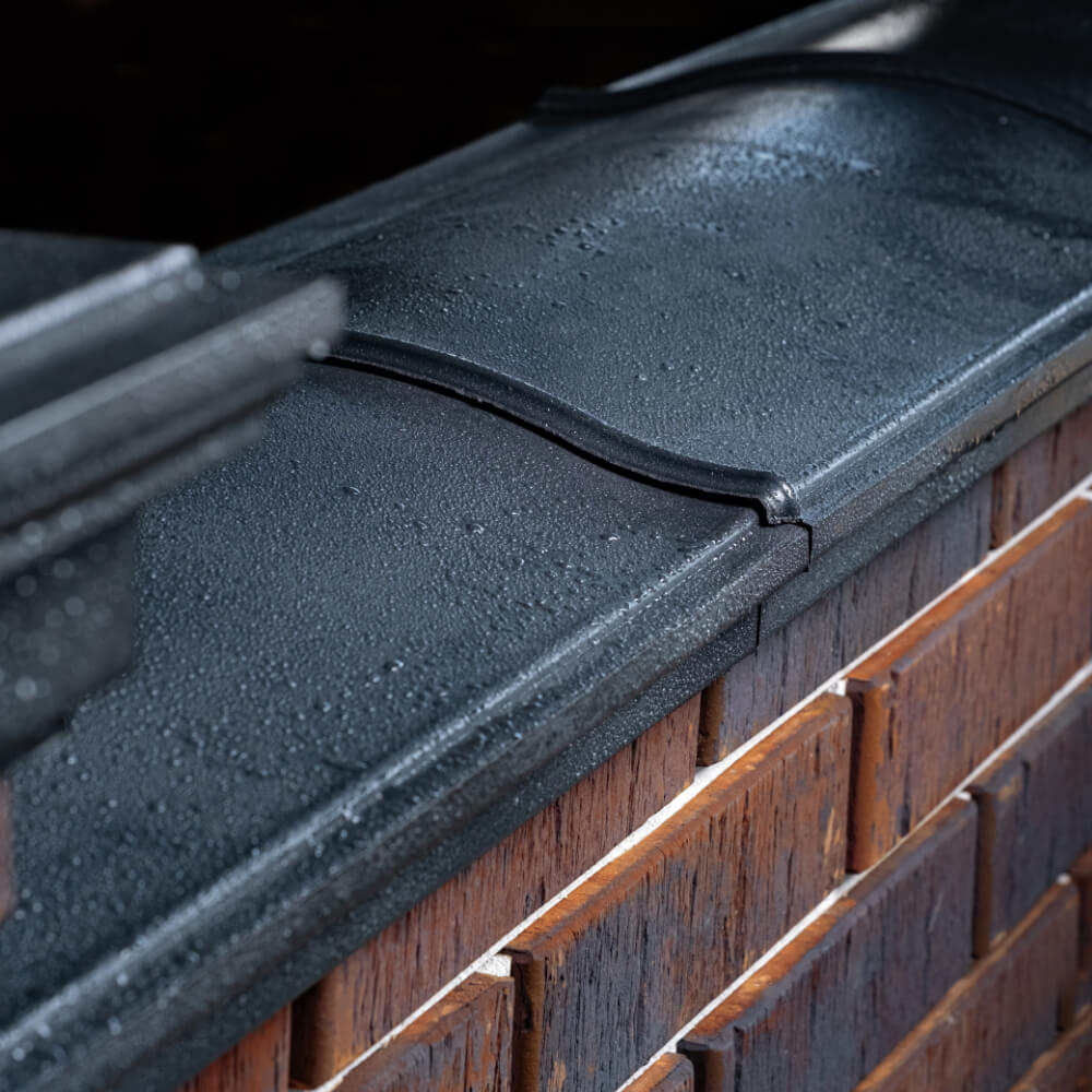 Парапет Zking Монблан Черный посадка на 0.5 кирпича (130мм) в Салехарде фото