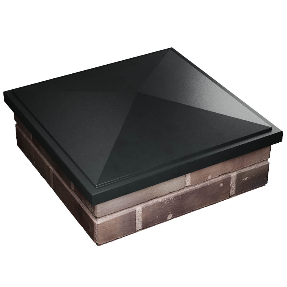 Колпак Zking БонаМоно Черный на столб 2х2 кирпича (515х515, 530х530мм) в Салехарде фото