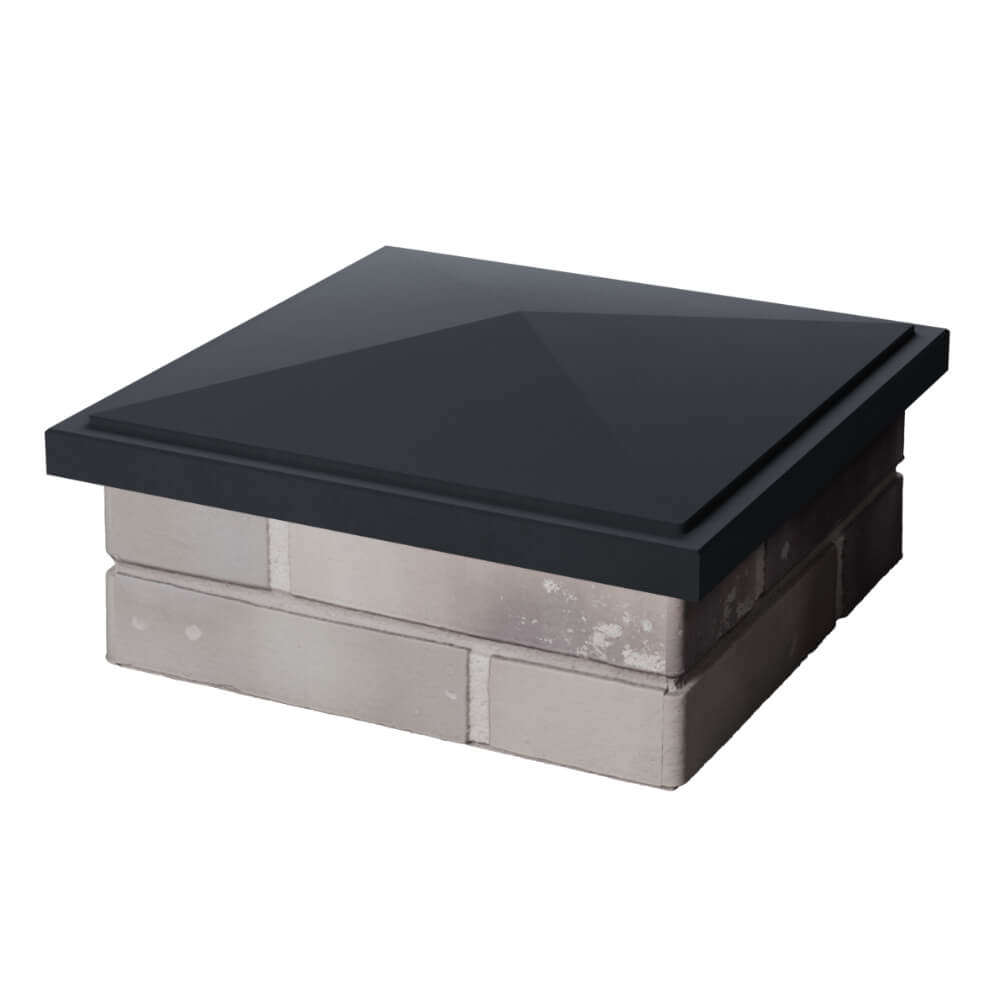 Колпак Zking БонаМоно Серый на столб 1.5х1.5 кирпича (385х385, 400х400мм) в Салехарде фото